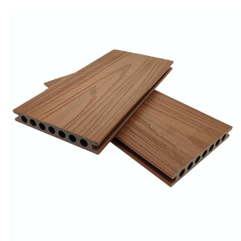 Decking co-extrudé WPC pour patio extérieur de haute qualité