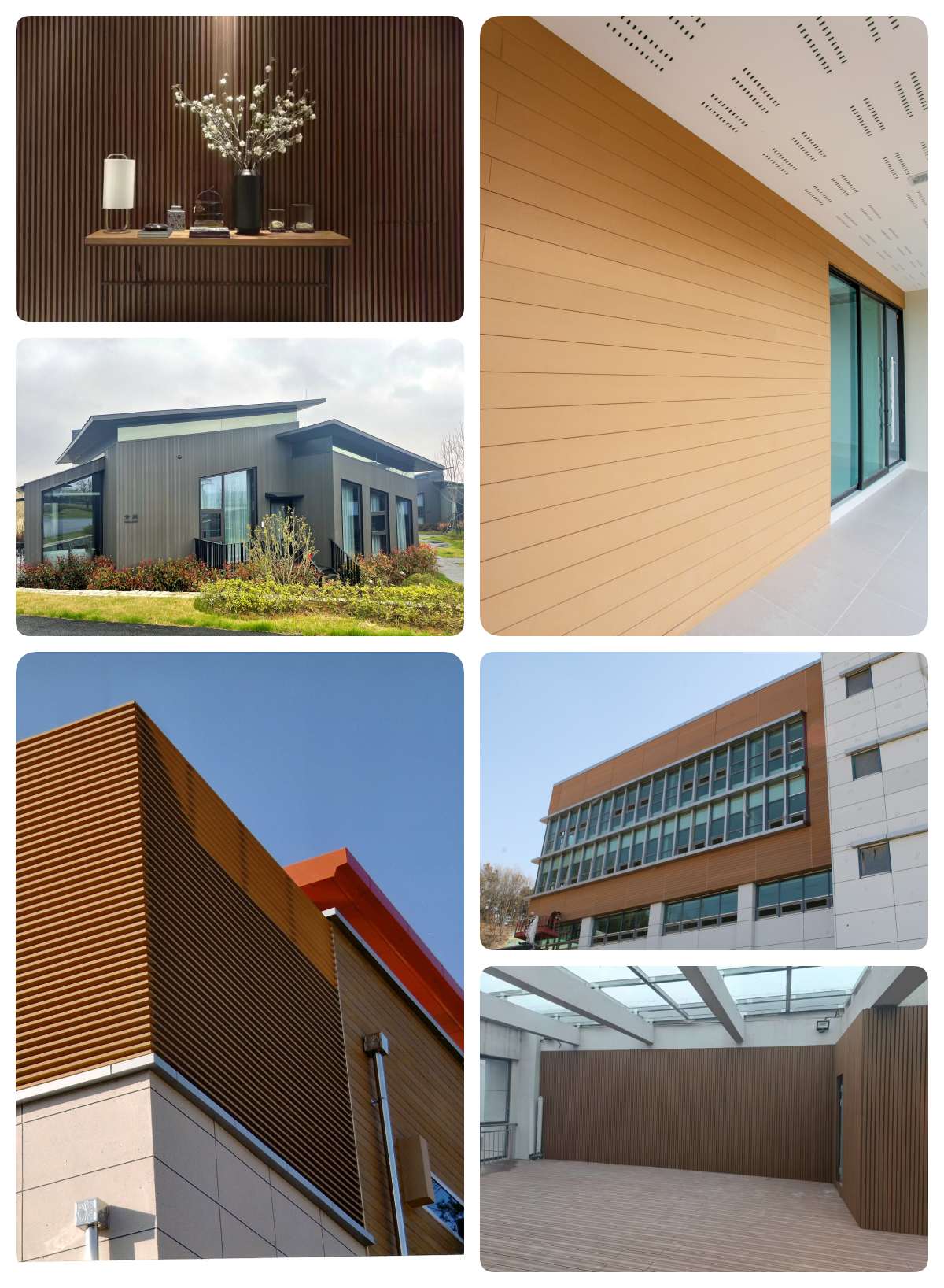 Waterproof and moisture-resistant wpc wall cladding